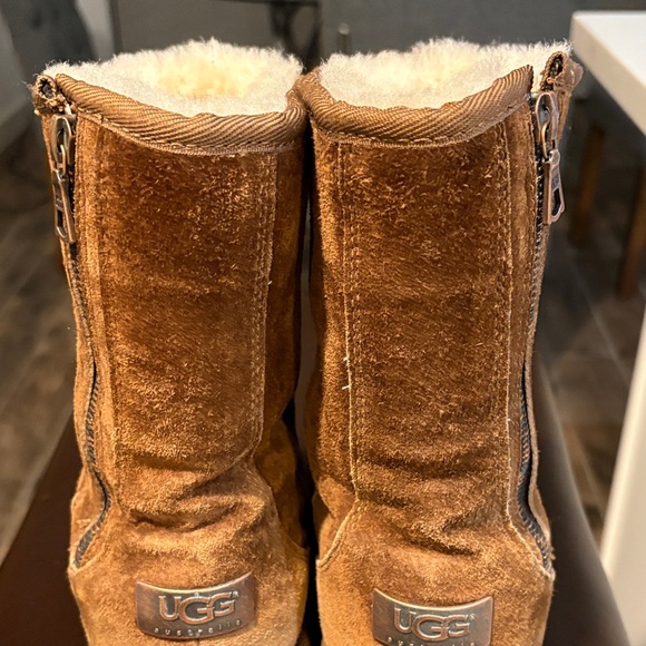 UGG Tan Shearling Lined Boots - Picture 6 of 11